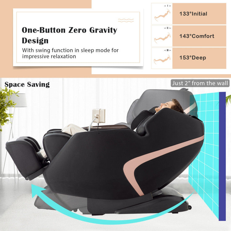 Enjoyment 13 - 3D SL-Track Full Body Zero Gravity Massage Chair with Thai Stretch